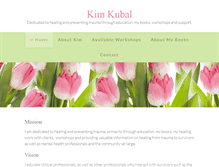Tablet Screenshot of kimkubal.com